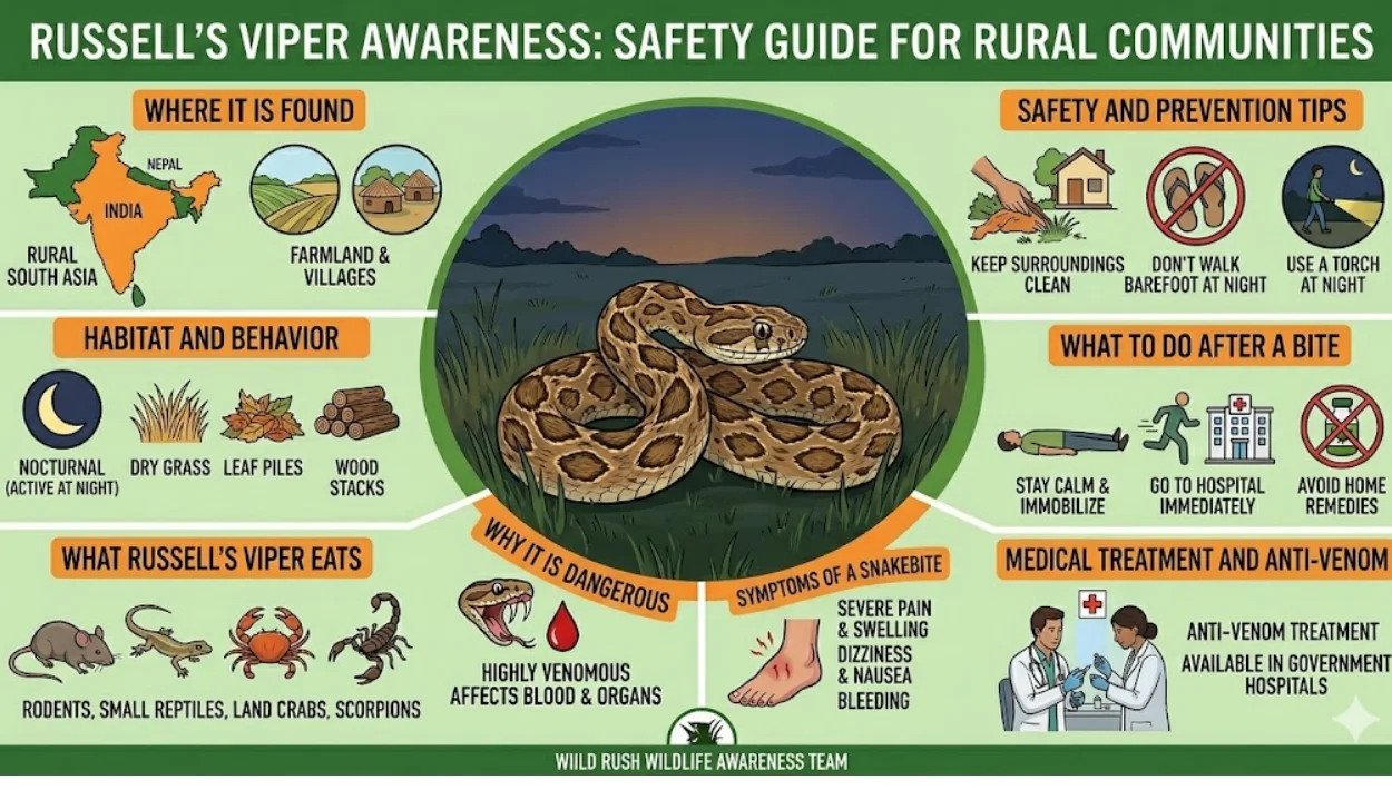 Russell’s Viper Awareness: Safety Guide for Rural Communities